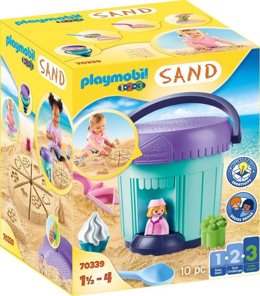 PLAYMOBIL® 70339 - 1.2.3 Kreativset &quot;Sandbäckerei&quot;